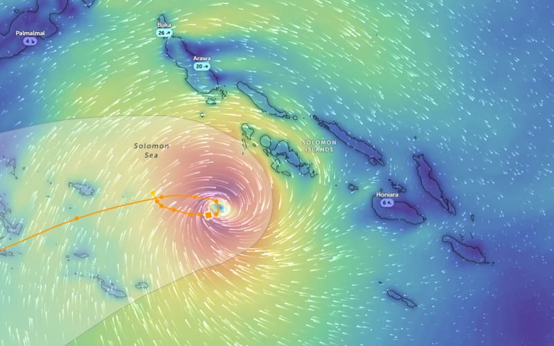 Severe tropical cyclones Maila and Vaianu put Solomon Islands, PNG and ...