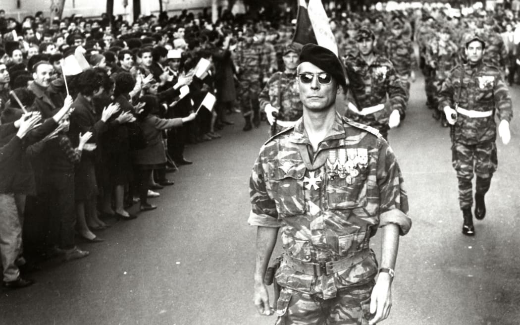 Former paratrooper turned actor Jean Martin looks the part as the commander of the French colonial forces in The Battle of Algiers.