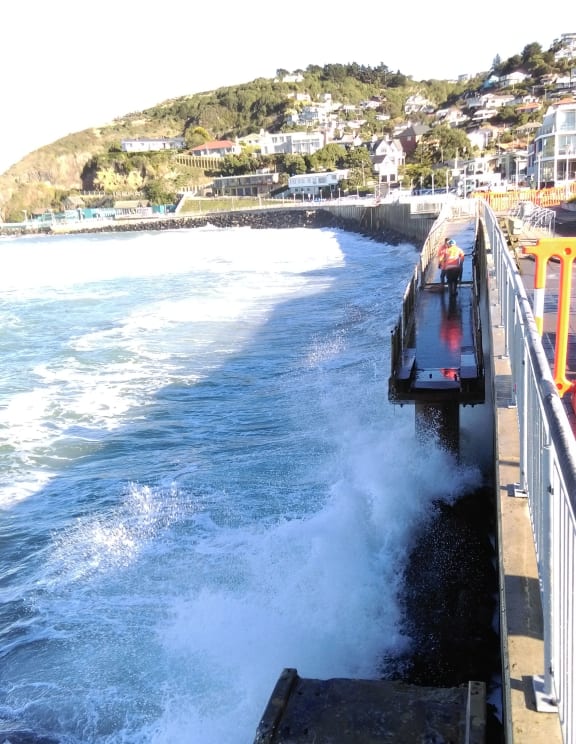 destroyed seawall