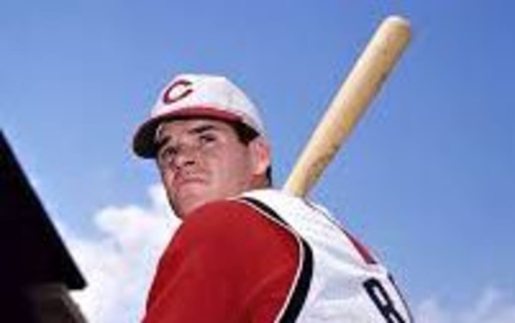 Baseball player Pete Rose