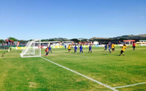 Federated States of Micronesia vs Vanuatu at the Pacific Games in Port Moresby