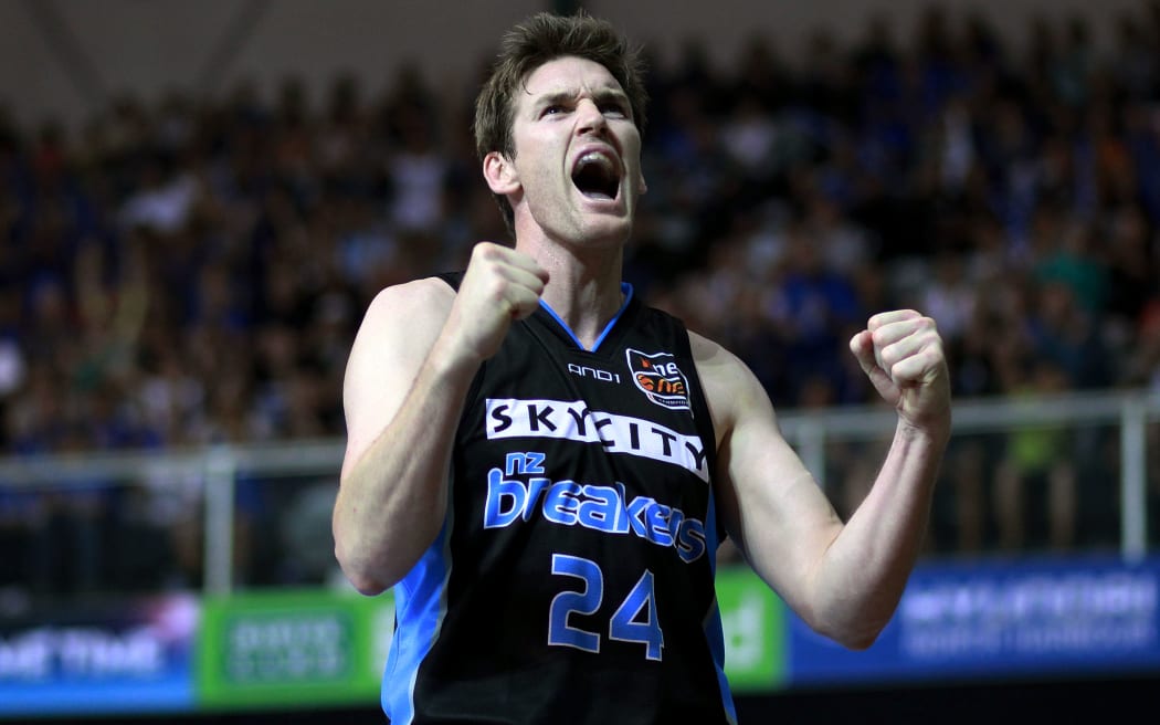Breakers' Dillon Boucher celebrates in 2011
