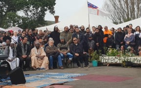 Religious groups, from Baptists to Muslims, came to Ihumātao to pray over the land.