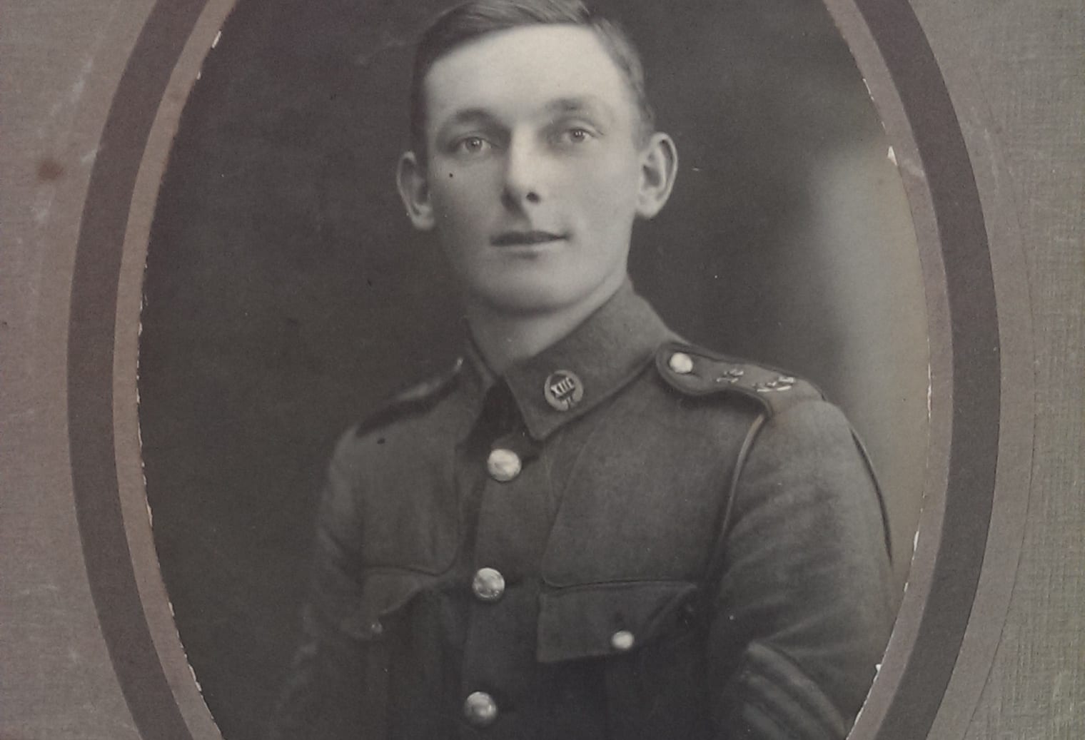 Ray Curtis, taken just before he left for the war.