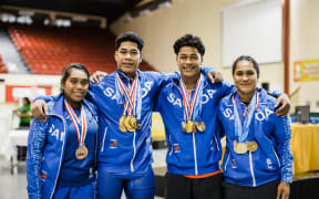 Samoa won seven more Pacific Games gold medals in weightlifting.