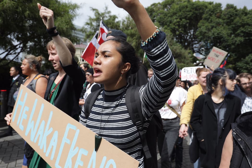 Soul Campaign protesters march to Parliament.