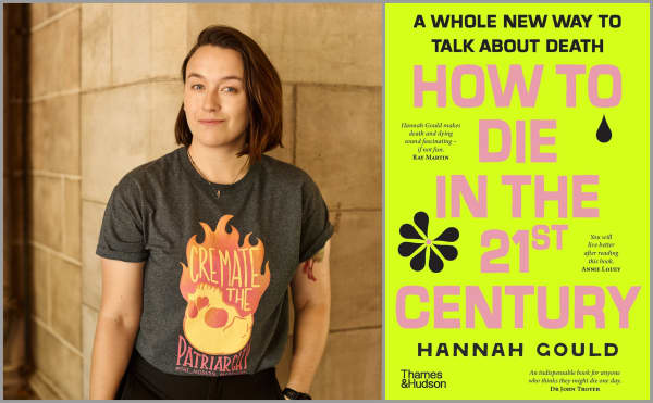 Image of author Hannah Gould and the cover of her book.