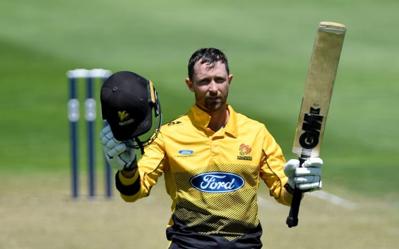 Wellington batsman Devon Conway.