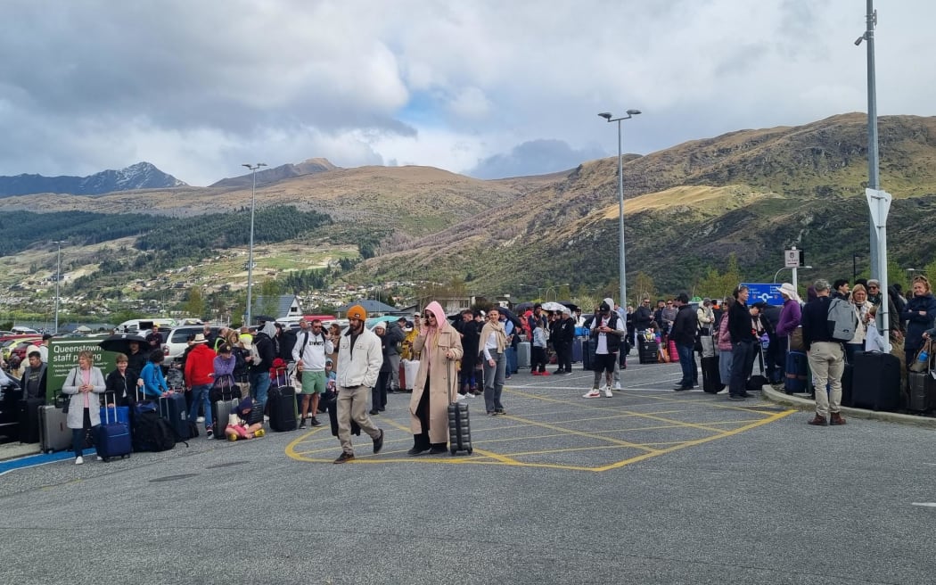 Queenstown Airport had to evacuate passengers after a potential bomb alert on 6 October, 2023.