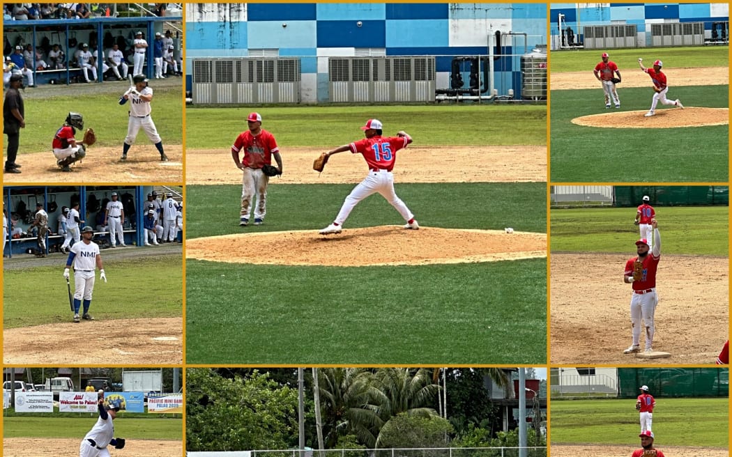 Highlights from the baseball game between Northern Mariana vs Guam in Palau.