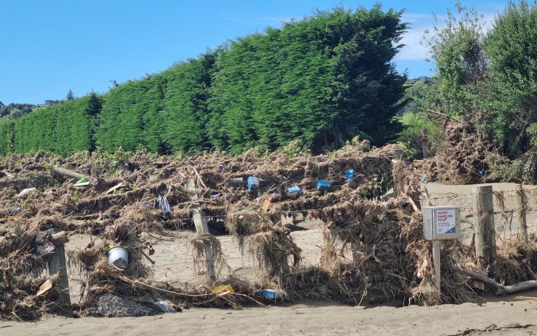 Flood damage in the Esk Valley in Hawke’s Bay.
