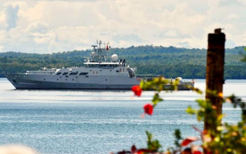 Nouméa-based French patrol vessel Auguste Bénébig took part in Operation Rai Balang 24 in Papua New Guinea