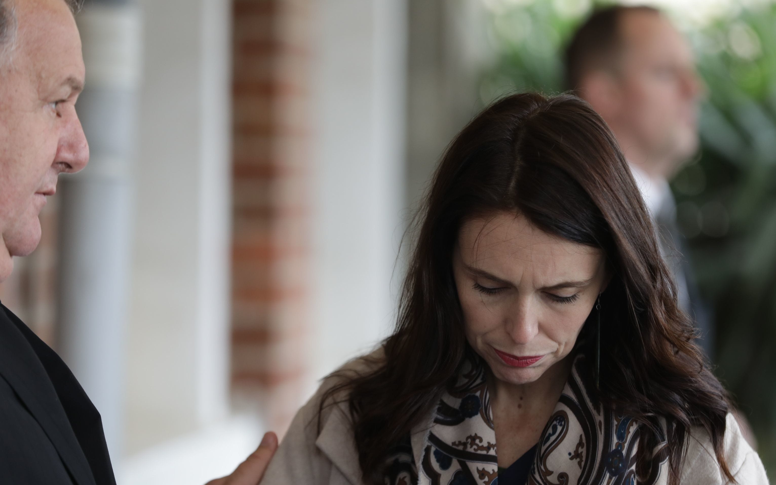 Regional Economic Development Minister Shane Jones and Prime Minister Jacinda Ardern in Gisborne.