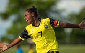 Angelina Poida scores Vanuatu's third
