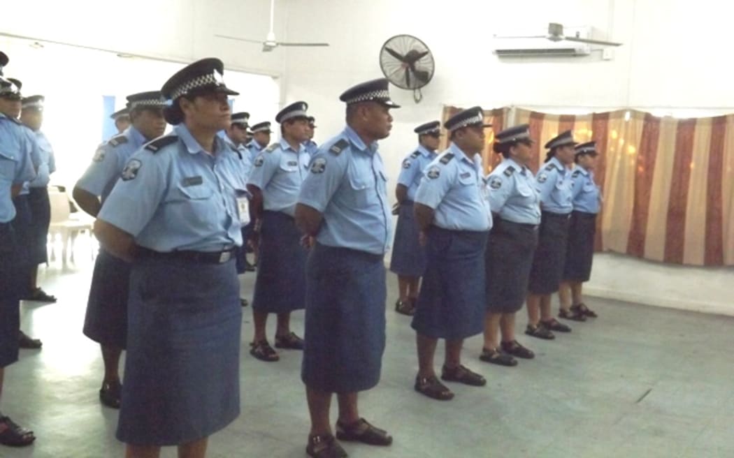 Samoan police train to be new sergeants