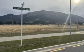 The site of the proposed liquor store on Longview Drive. 