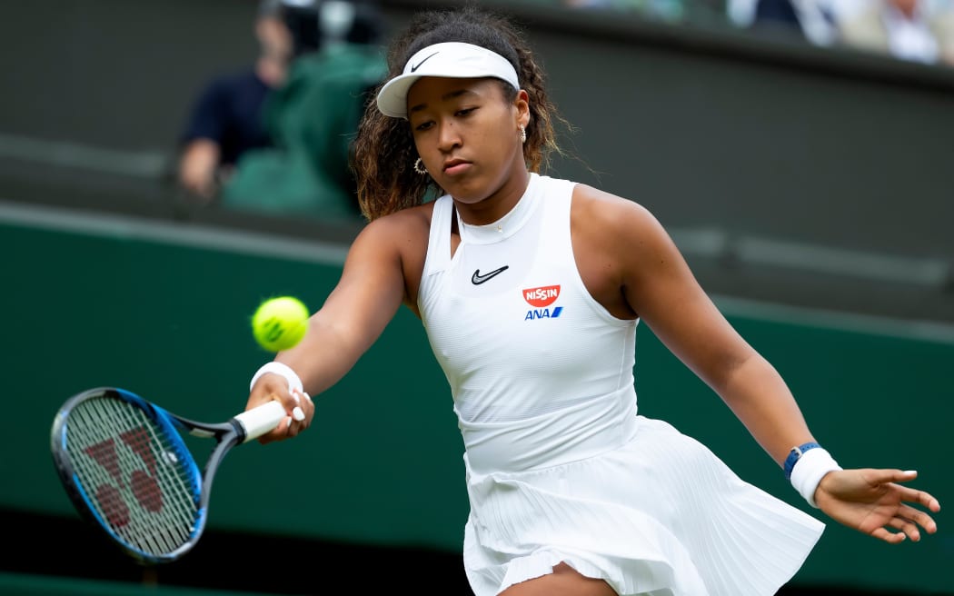 Former World number one Naomi Osaka at the recent Wimbledon event