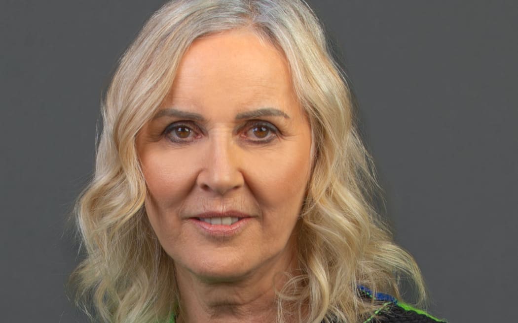 Karyn Hay looking at the camera