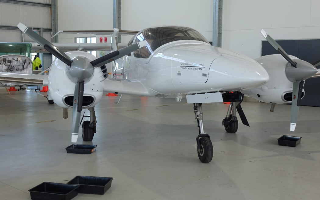 The New Zealand International Commercial Pilot Academy mostly houses Cessna planes.