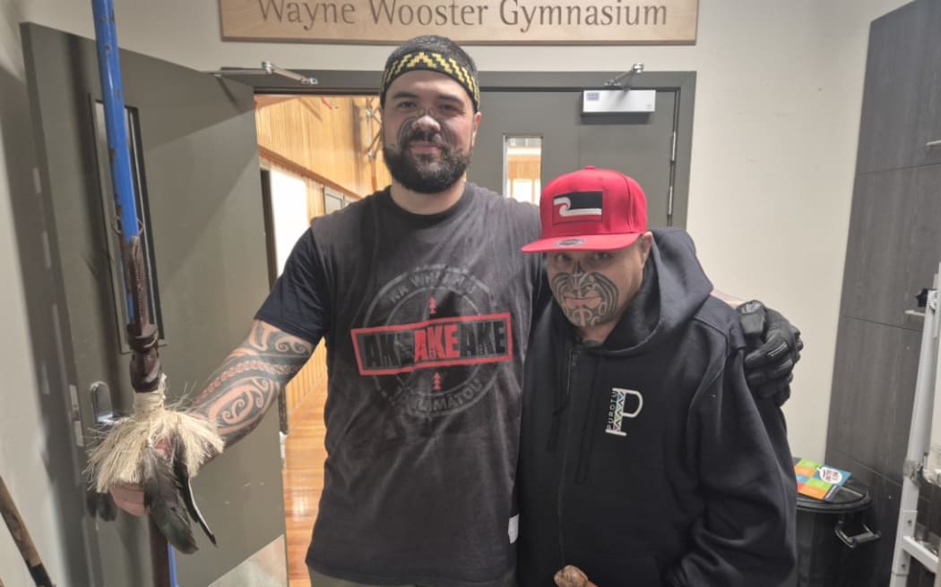 Te Otāne Huata and Johnny Nepe Apatu