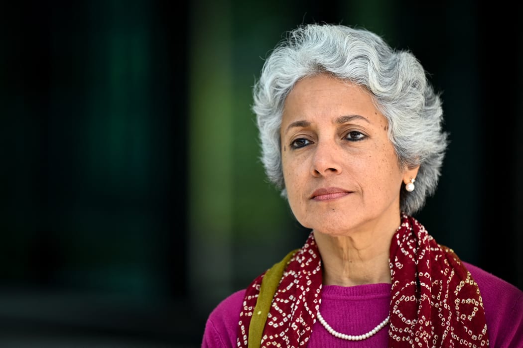 World Health Organization's chief scientist Soumya Swaminathan looks on during an interview with AFP in Geneva on May 8, 2021.
