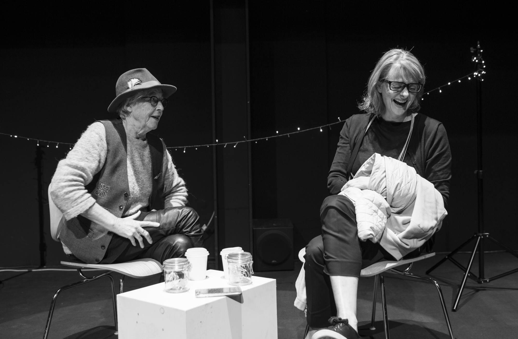 Filmmakers Miranda Harcourt and Gaylene Preston in conversation
