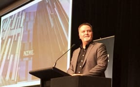 NZME chief executive Michael Boggs at the TUANZ 2019 Digital Media Convergence symposium.
