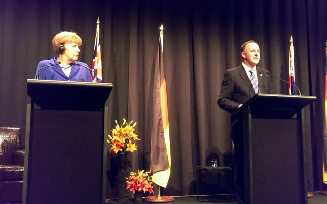 Angela Merkel and John Key