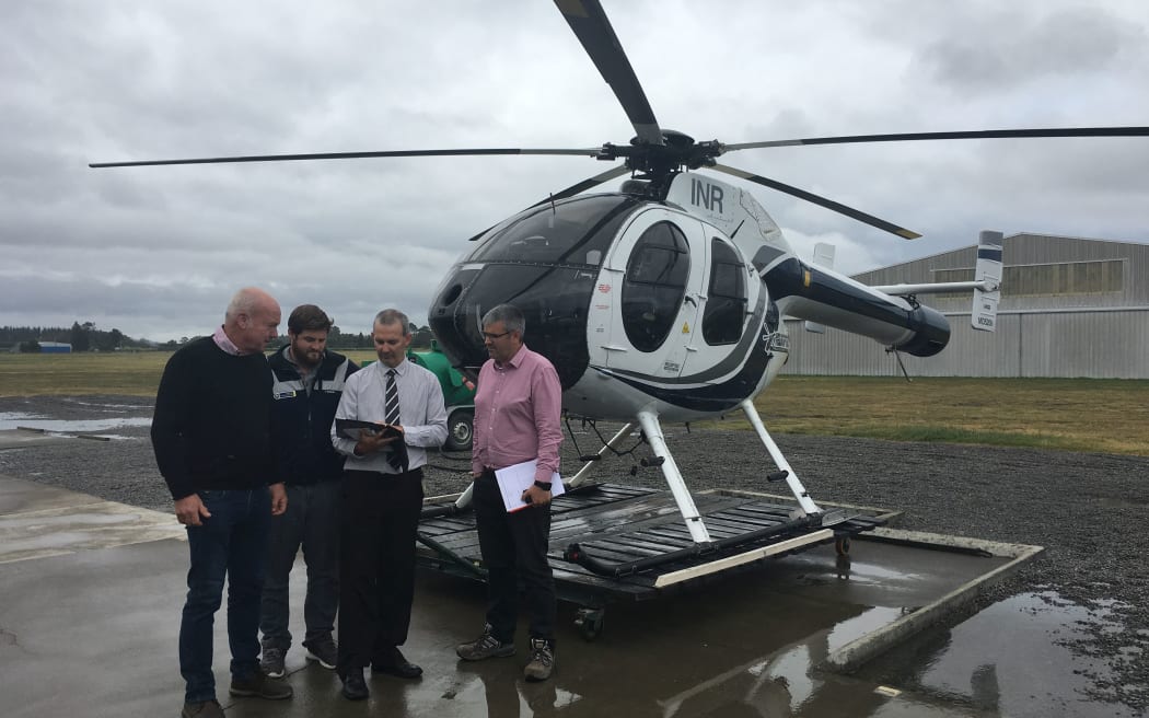 Hastings District Council staff have been flying over the area to check flood damage.