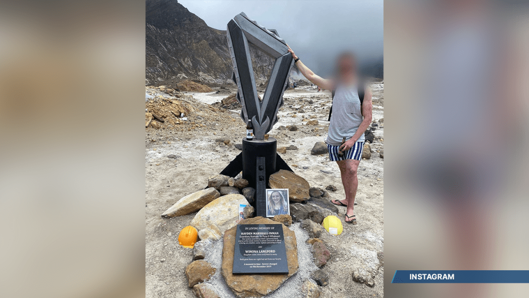 Families of victims of the Whakaari/White Island volcanic eruption in 2019 returned to the island this week.