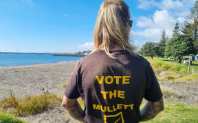 For up to 25 years McDowell says 'Vote the Mullet' has been part of his identity.