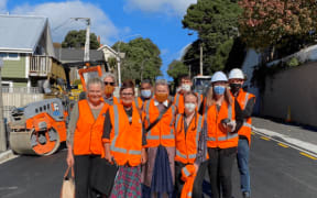 The Terrace between Ghuznee and Buller Streets will be the first section of road trialled with the new product using used textiles.