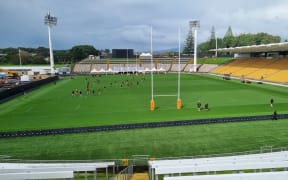 Yarrow Stadium is undergoing a $70m repair and upgrade. The East Stand is due to be completed in 2025