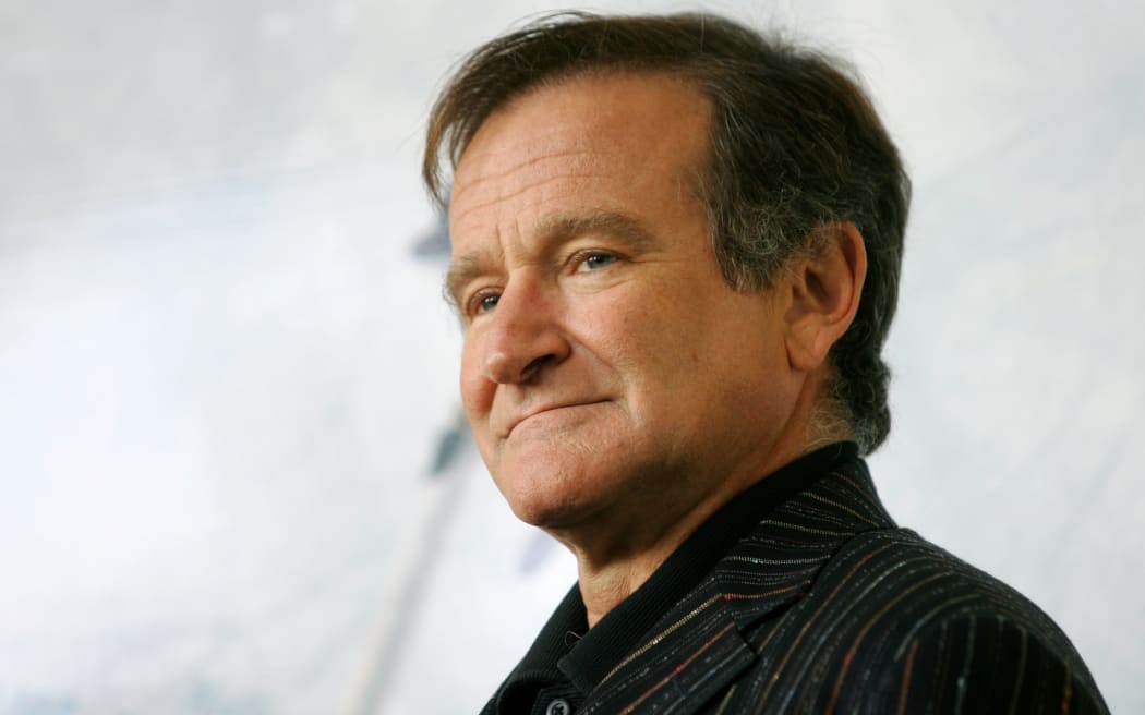 Robin Williams poses for photographers during a photo call in Rome in 2005.