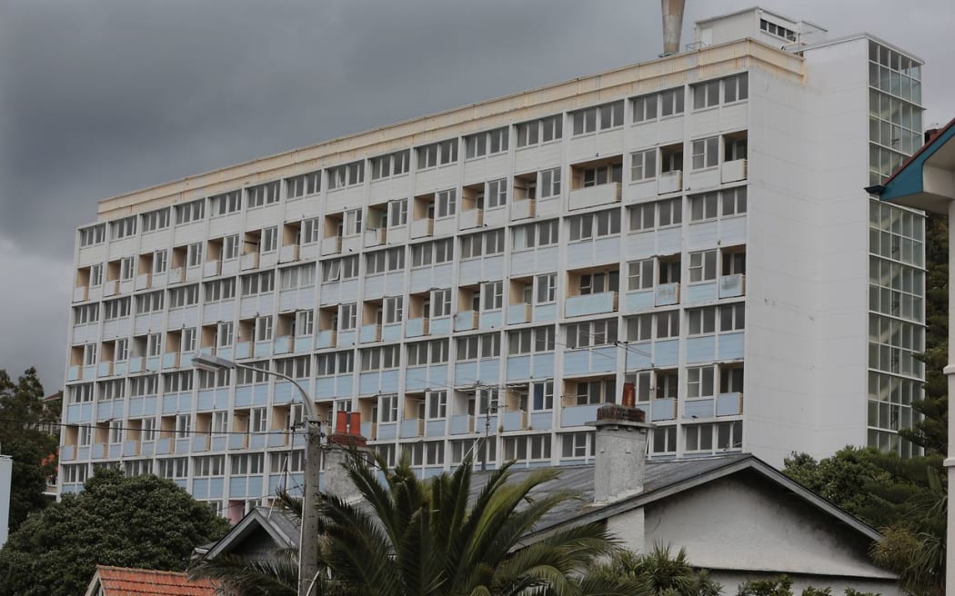 The Gordon Wilson block of flats on The Terrace.