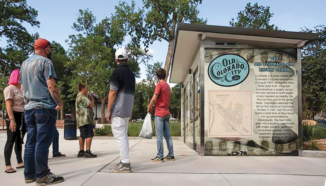 The "intelligent" Exeloo toilet in Colorado.