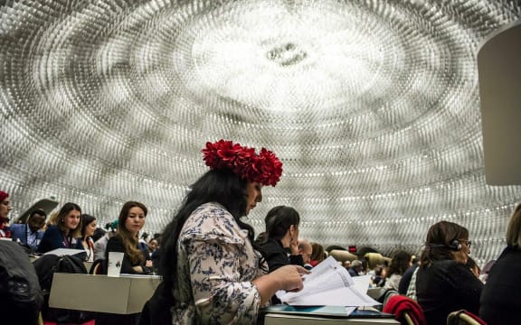 Phelysha Brown-Acton takes her message of support for minority groups to the world.