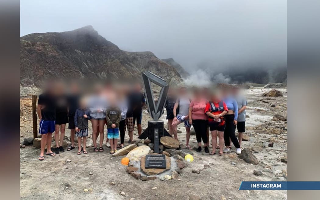 Families of victims of the Whakaari/White Island volcanic eruption in 2019 returned to the island this week.