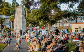 Napier City Council is holding its first post-cyclone event with the Friday Fiesta which sees food trucks and bands in Memorial Square.