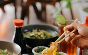 Before it was called ramen, thin Chinese wheat noodles in soup were called chūka soba (literally, Chinese noodles).
