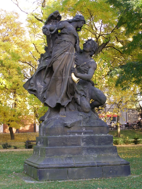 Statue of Ctirad and Šárka