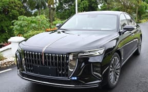 The Hongqi H9 executive luxury vehicle parked at the State House in Suva. 26 January 2026