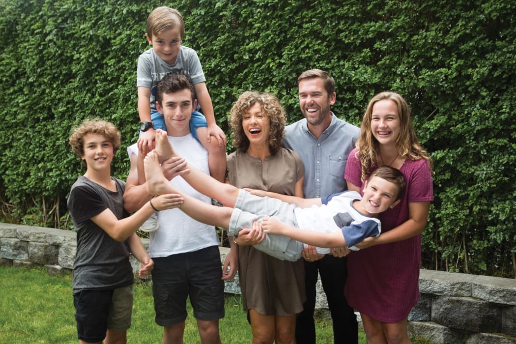Greg Fleming and his family