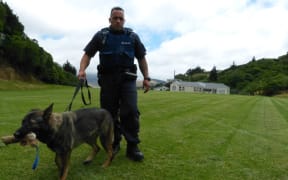 Constable Stu Rota is a dog handler in the Wellington district.