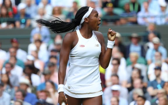 American tennis player Cori Gauff.
