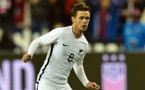 All Whites midfielder Michael McGlinchey.