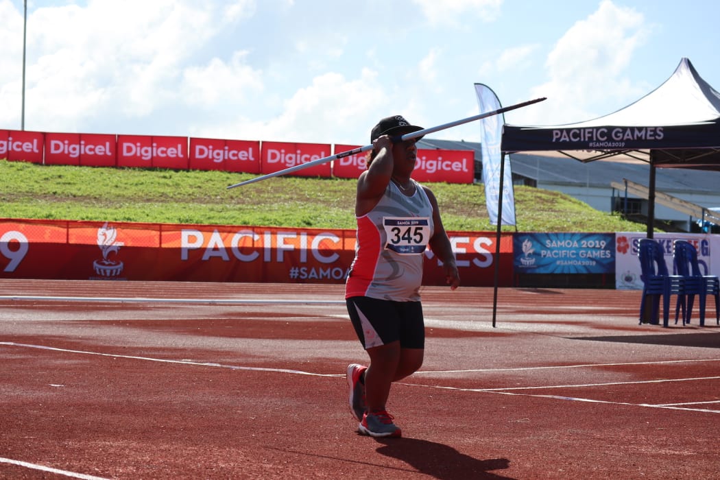 Joanna Lester competes in the Women's Para Javelin