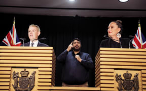 Chris Hipkins and Carmel Sepuloni speak after being appointed as the next PM and Deputy PM of New Zealand.