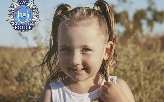 An undated handout photo received on October 21, 2021 from the Western Australian Police Force shows four-year-old Cleo Smith.