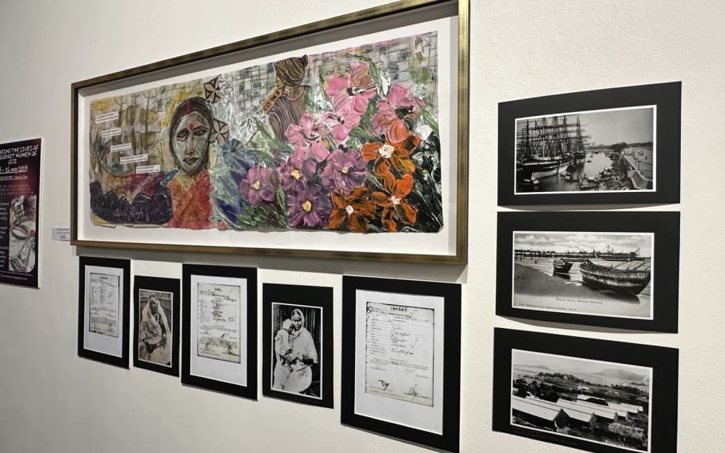 Dozens of people showed up for the opening of the exhibition on Sunday in Wellington.